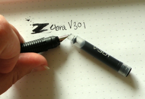 This is not how a fountain pen is supposed to work